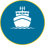 strong economies circle icon