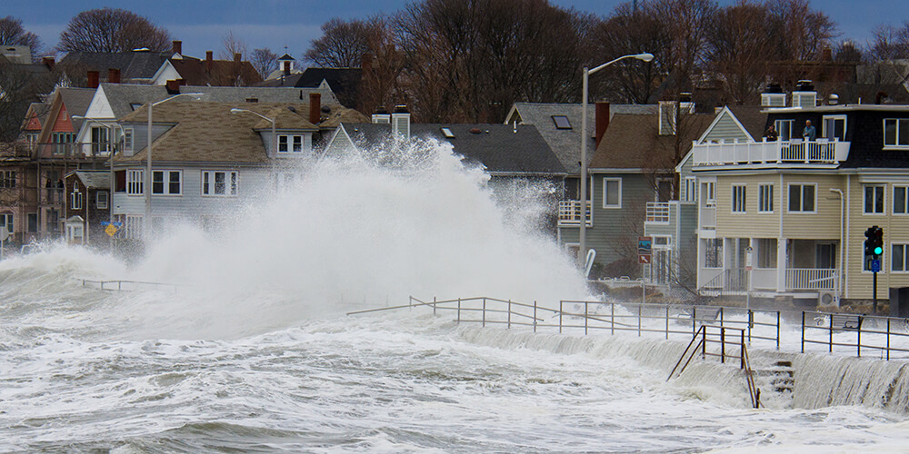 Storm in Boston's North Shore